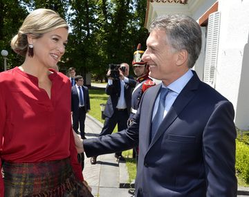 Macri se reúne este lunes con los reyes de Holanda