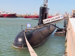 Submarino ARA San Juan. Foto: Ministerio de Defensa.
