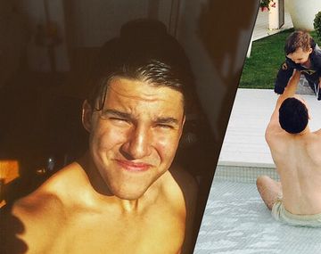 El lomazo de Fran Tinelli en Punta del Este: mirá el tierno video con Lorenzo
