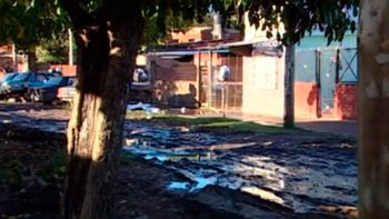 En esta vivienda fue asesinada la nena de tres años En esta vivienda fue asesinada la nena de tres años
