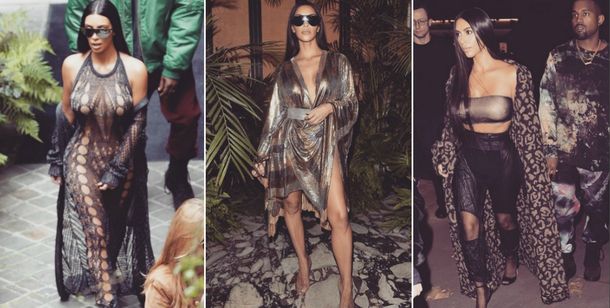 Los looks de Kim Kardashian en París.