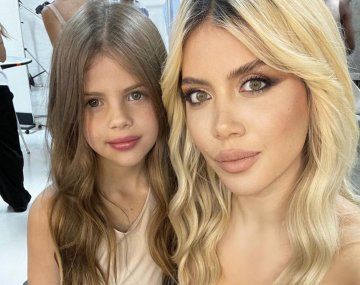 La reacción de Wanda Nara y su hija cuando les nombraron a la China Suárez