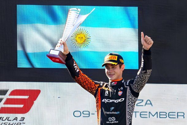 El argentino Franco Colapinto ganó el último Sprint del año en la Fórmula 3