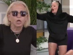 Cruce entre Furia Scaglione y Laura Bozzo, en El Internado. Cruce entre Furia Scaglione y Laura Bozzo, en El Internado.