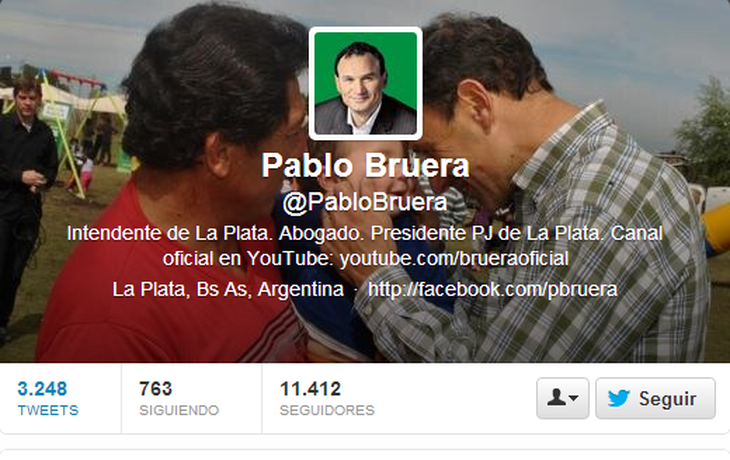 Bruera, otra vez en Twitter: pidió poner de pie a La Plata