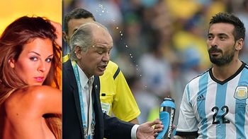 la novia de lavezzi lo describe tras el salpicazo: es un hinchapelotas la novia de lavezzi lo describe tras el salpicazo: es un hinchapelotas