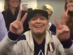 El mensaje de Maradona a Macri El mensaje de Maradona a Macri