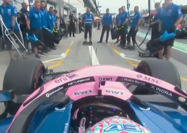 El festejo argentino de Franco Colapinto cuando se enteró que entraba a Q3 en el Gran Premio de Canadá