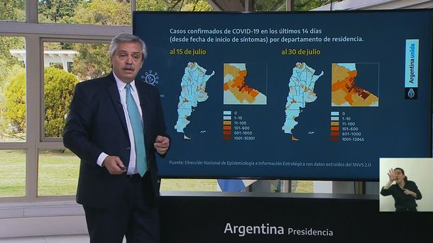Alberto Fernández sobre la cuarentena: Acá no está en juego la libertad de las personas, pero para ser libre hay que estar vivo