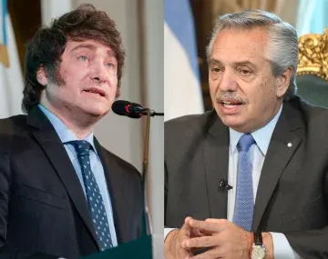 Terminó la reunión de Alberto y Milei: cuánto duró y de qué hablaron