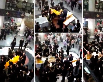 Pelea por el cuerpo de la mujer que murió atrapada por una escalera mecánica