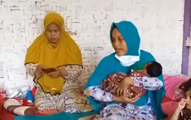 Indonesia: tuvo una hija con el viento y se volvió viral