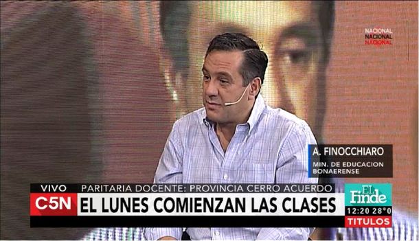 Finocchiaro: Para llegar a la cifra que ofreció la Provincia se hizo un gran esfuerzo