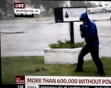 El reportero sobreactuó un poco la situación, que ya era dramática de por sí