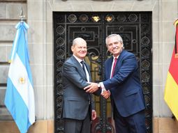 Declaración conjunta: Alberto y Scholz coincidieron en potenciar la cooperación energética