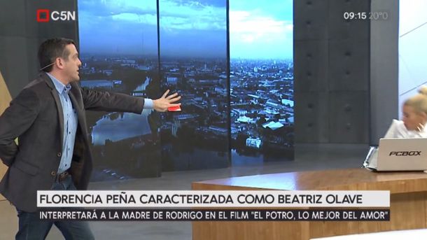 El blooper de Barbie Simons: se cayó en vivo y le sacaron la roja