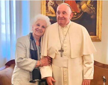 Estela de Carlotto emocionada por la muerte del papa Francisco: Para mí era un hermano menor