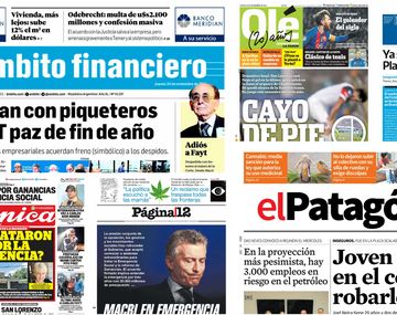 Tapas de diarios del 24 de noviembre de 2016