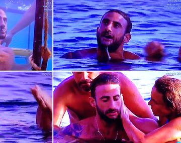 Drama en vivo: el participante de reality casi se muere ahogado
