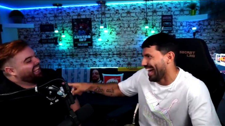 El pícaro comentario del Kun Agüero a Ibai Llanos: Me tenés podrido todo el día con Mbappé