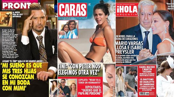 Mirá las tapas de revistas de esta semana