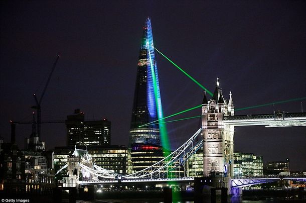 Shard, el edificio más alto de Europa, deslumbra Londres