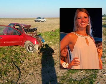 Murió una reina de belleza en un violento choque en Bahía Blanca
