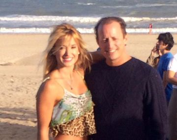 Las románticas vacaciones de Cirio e Insaurralde en Pinamar