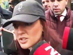 Bronca e impotencia de Jana Maradona tras la suspensión del juicio por la muerte de Diego