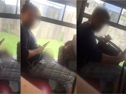 Escrachó a un hombre que se masturbó con ella en el colectivo Escrachó a un hombre que se masturbó con ella en el colectivo