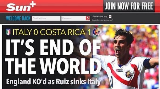 El fin del mundo: la prensa inglesa estalló tras la eliminación de su Selección