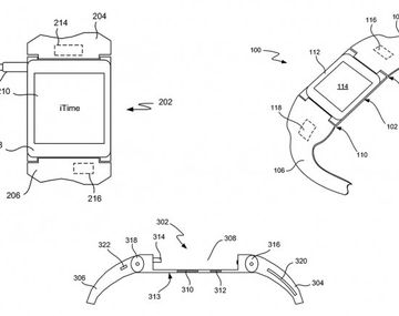 Se filtró un boceto de lo que será el iWatch de Apple