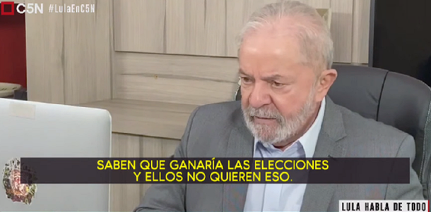 Lula Da Silva: No voy a ser candidato a no ser que haya una necesidad de las fuerzas políticas brasileñas