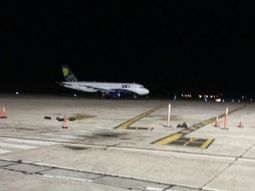 El avión en el que tenían planeado viajar Belgrano El avión en el que tenían planeado viajar Belgrano