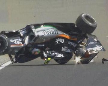 VIDEO: Mirá el escalofriante accidente de un piloto de Fórmula 1