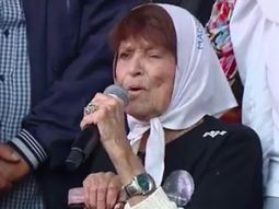 Taty Almeida, en la Marcha Federal Universitaria: No dejen de luchar