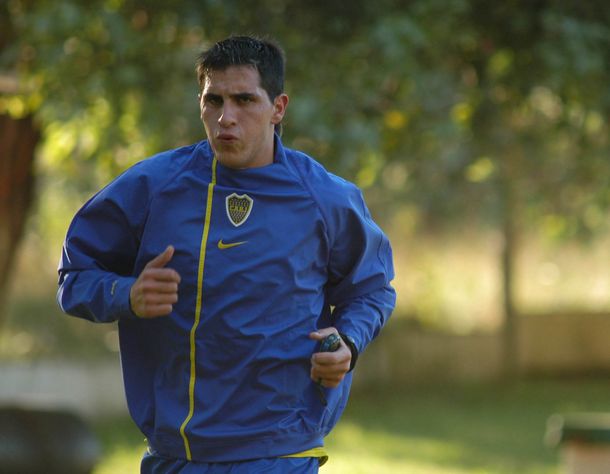 Pablo Migliore entrenado durante su paso por Boca