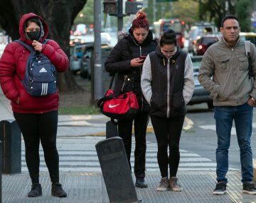 Frío polar en Buenos Aires