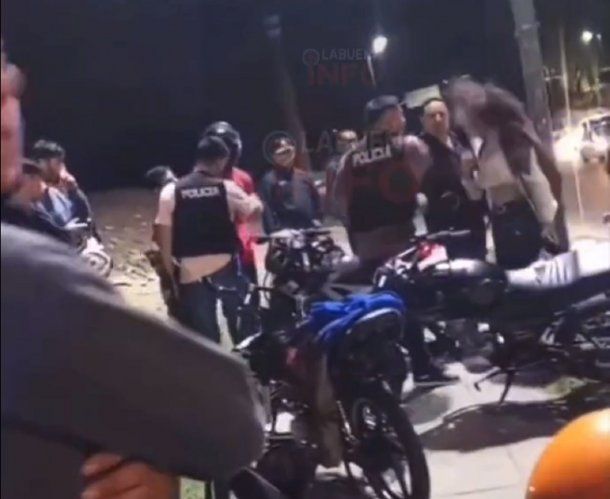 Berazategui: policía le dio un terrible cachetazo a una joven