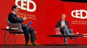 Mauricio Macri disertó en Uruguay durante un evento organizado por el Centro de Estudios para el Desarrollo (CED). Mauricio Macri disertó en Uruguay durante un evento organizado por el Centro de Estudios para el Desarrollo (CED).