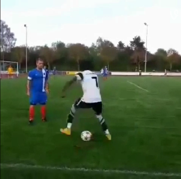 Por canchero: hizo varios amagues hasta que lo levantaron por el aire