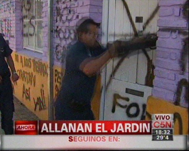 La Justicia allanó el Jardín Tribilín de San Isidro