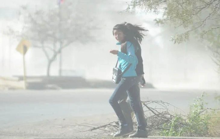 Alerta por viento fuerte en ocho provincias y por nieve en otras cuatro