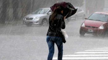 Lluvias y vientos fuertes en la zona del AMBA.