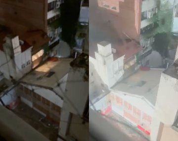 Explosión en una obra de construcción en Belgrano