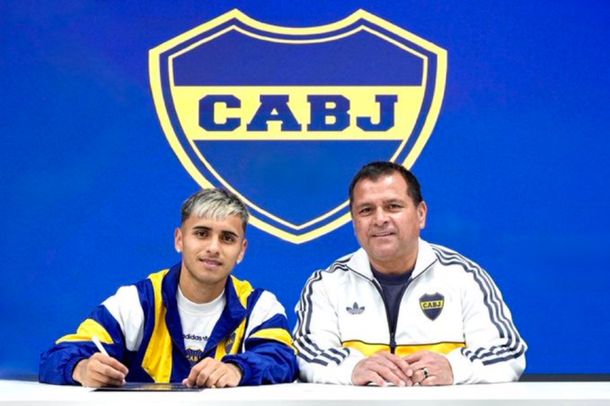 Boca aseguró a una de sus promesas: Milton Delgado renovó su contrato hasta 2030