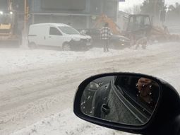 Lunes con alerta por granizo. Lunes con alerta por granizo.