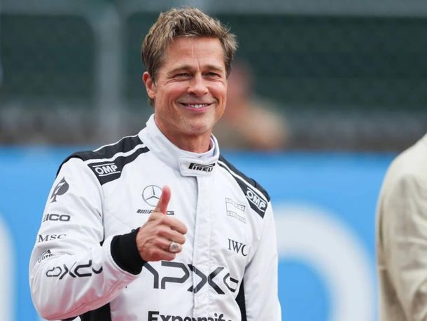 Las imágenes de Brad Pitt en el GP de México que enloquecieron a todos