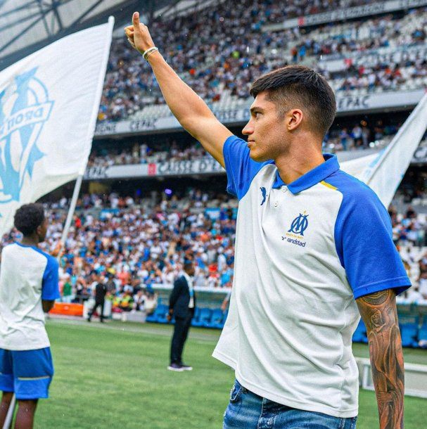 Joaquín Correa fue presentado en Olympique de Marsella