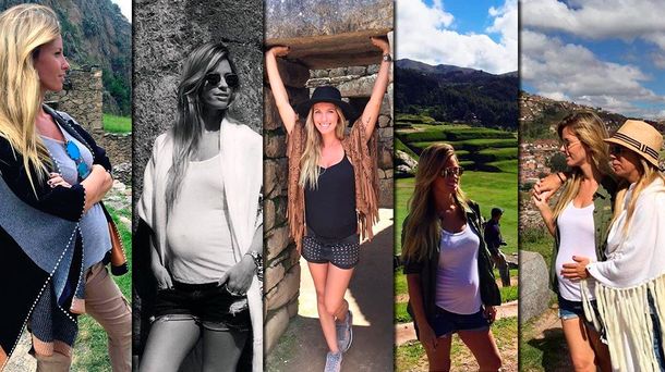 Las vacaciones de Rocío Guirao Díaz, embarazada, en el Machu Pichu